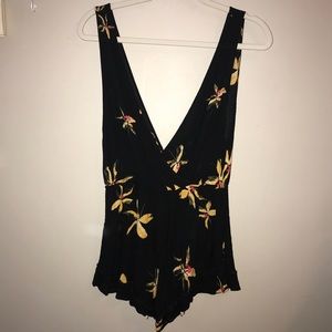 Free People Intimately Romper Flower Sexy